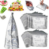 Optimized Product Title: **Wiederverwendbare Aluminiumfolie Frischhalte-Beutel – Bis zu 200 Anwendungen für Frische und Nachhaltigkeit**