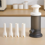 Optimized Product Title: **Manueller Wurstfüller mit 4 Füllrohren – Hochwertiger Fleischfüller für Hausgemachte Würste, Ideal für Grill und Küche** 

This title includes relevant keywords while providing additional context to attract potential buyers.