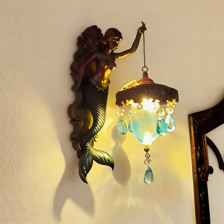 Optimized Product Title: "Meerjungfrau Wandlampe – Kreative Unterwasser-Mermaid Wandbeleuchtung für Kinderzimmer, Schlafzimmer & Spielzimmer" 

This title includes relevant keywords while providing additional context about the product's use and appeal.