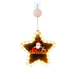 LED Christmas Marquee Star Pendant Light – Battery Operated Hanging Decoration