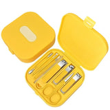Stainless Steel Manicure Set – 6 Tools, 0.02mm Blade & Travel Case