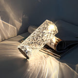 Crystal LED Touch Lamp – 16 Colors, USB-C Rechargeable & Remote Control