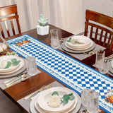Diamond-Pattern Table Runner – Oktoberfest Table Runner