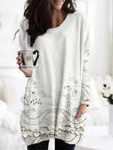 Optimized Product Title: **Clarissa™ Cozy Printed Sweater for Women - Stylish & Comfortable Knit Pullover** 

This title includes relevant keywords while emphasizing the product's features and target audience, making it more appealing for Google Shopping.
