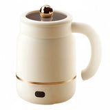 Portable Electric Cooking Mug – 900ml Ceramic, 40-80°C Control & Nonstick Coating