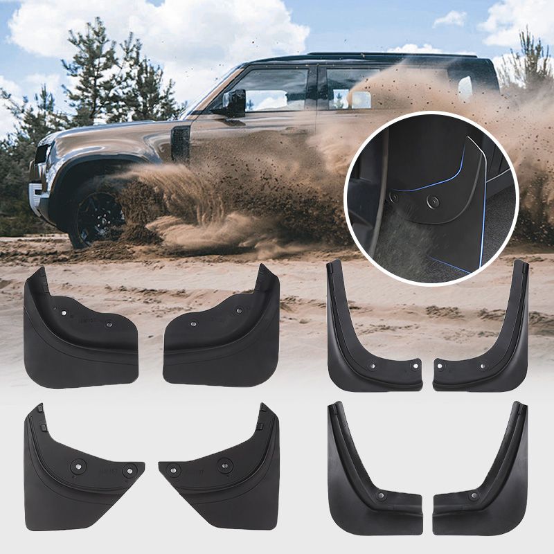 Car Fender Mud Flaps – TPE Material, Black & Tesla Model 3/Y Compatible