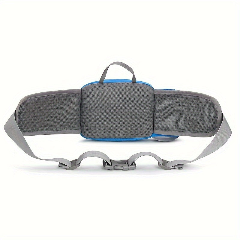 Running Waist Bag with Bottle Holder – 3L Nylon, Adjustable 50–100cm Belt