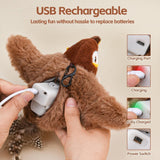 Interactive Cat Bird Toy – Motion Sensor, Chirping & Flapping, USB Rechargeable & Catnip