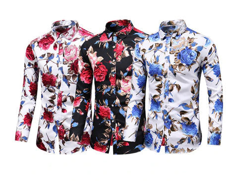 Finn floral pattern shirt