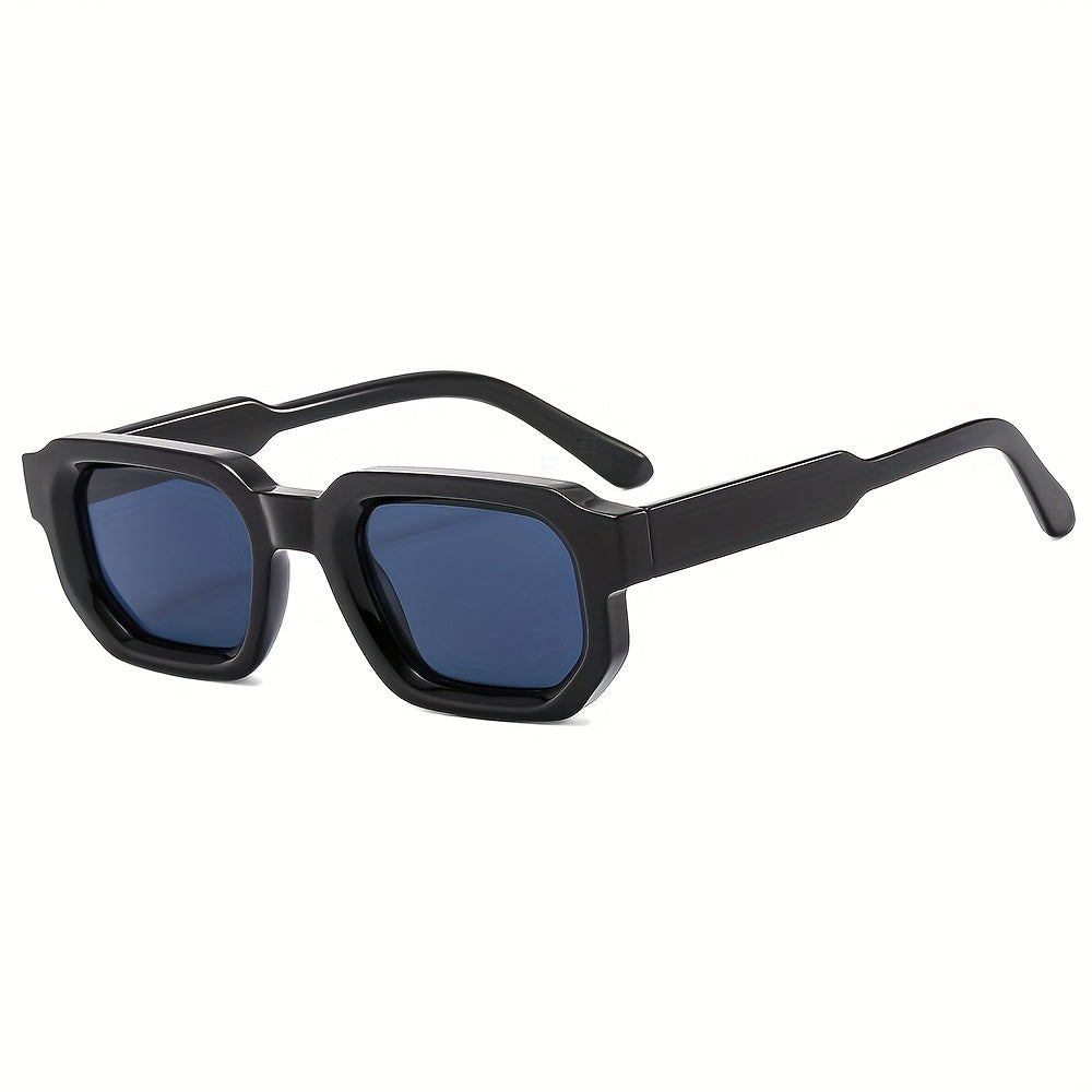 Retro Square Sunglasses – Polycarbonate, UV Protection & Unisex