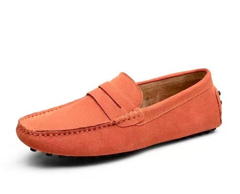 Italian – Fashionable Casual Suede Loafers for Men