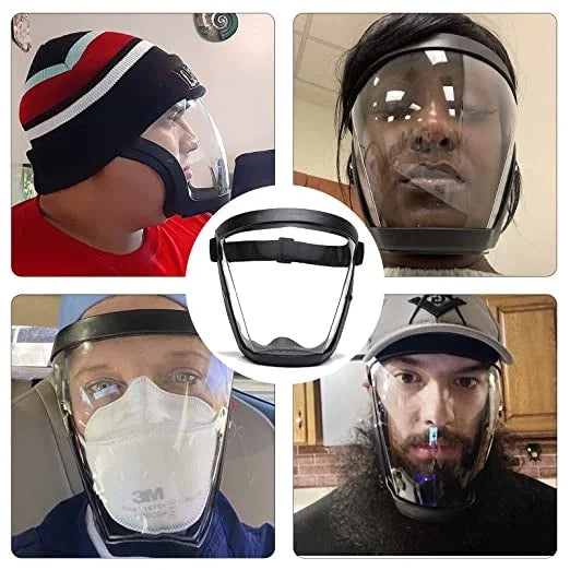 Polycarbonate Face Shield with Anti-Fog Coating