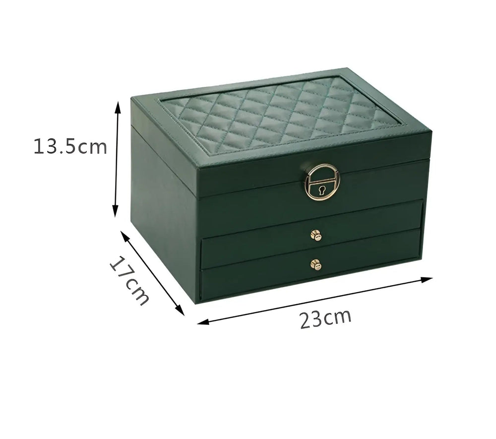 EleganceBox – Luxurious Multi-Tier Jewelry Box