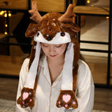 Cozy Plush Christmas Hat - Festive Holiday Party Accessory for Adults & Kids