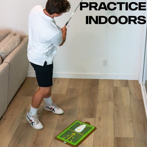 Golf Swing Training Mat – Impact-Detecting, 5000+ Swings, Indoor & Outdoor