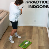Golf Swing Training Mat – Impact-Detecting, 5000+ Swings, Indoor & Outdoor