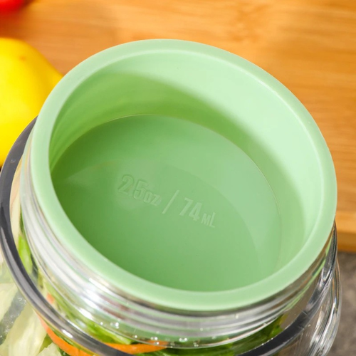 Layered Salad Container – Leak-Proof Dressing Cup, 1.1L, BPA-Free Tritan