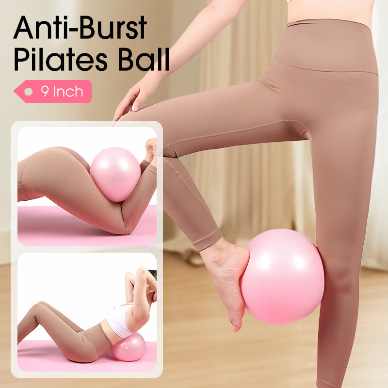 Pilates Exercise Ball – Anti-Burst PVC, 15cm & 25cm with Hand Pump