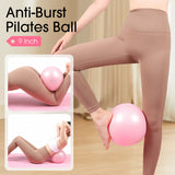 Pilates Exercise Ball – Anti-Burst PVC, 15cm & 25cm with Hand Pump