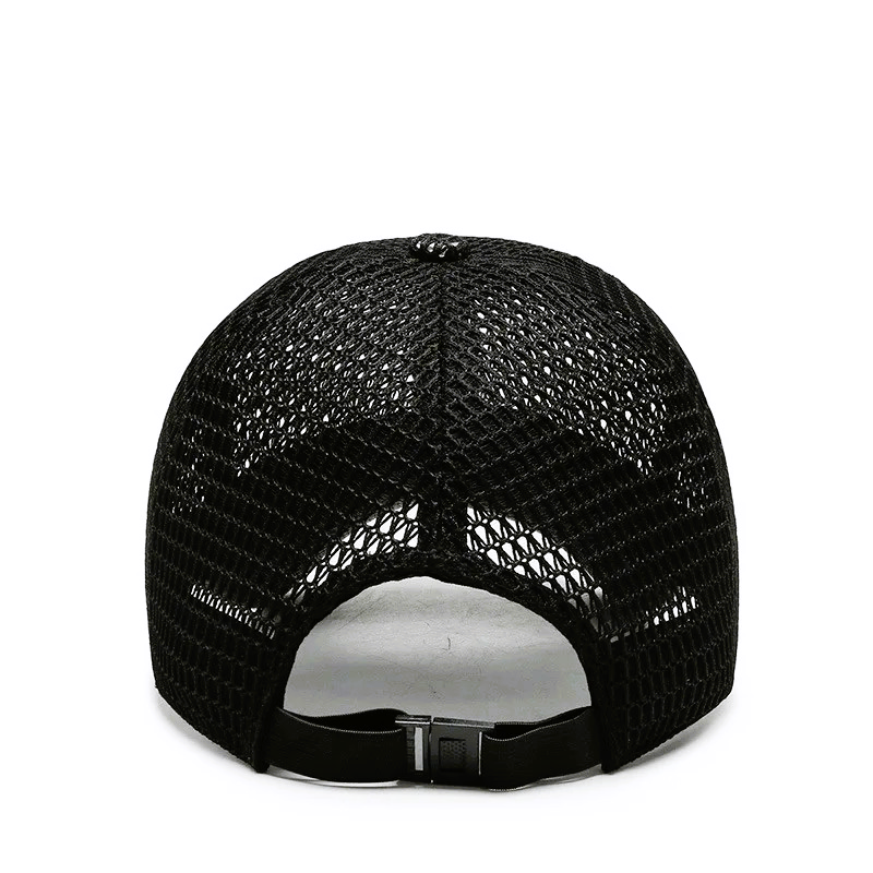 Unisex Mesh Baseball Cap – Full Ventilation, Adjustable Strap & Quick-Drying