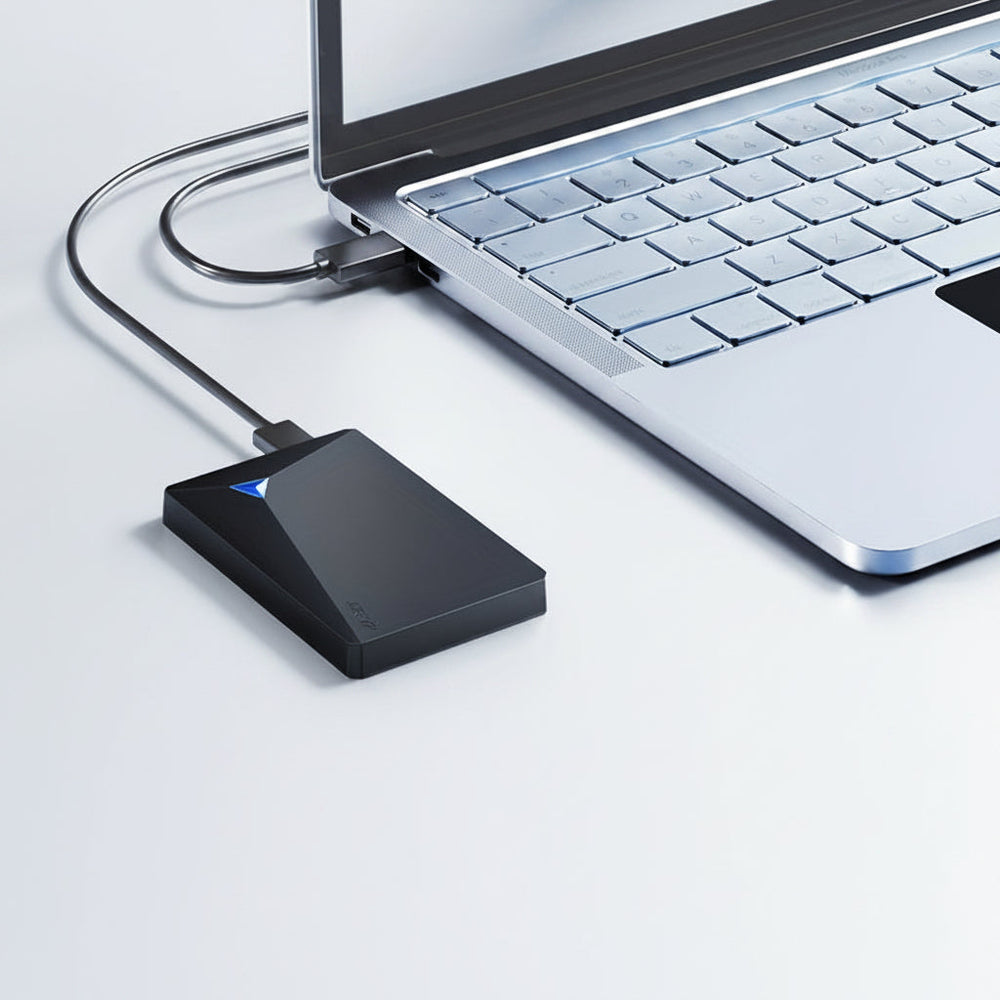 External Hard Drive Portable SSD USB Slim Storage Backup Drive