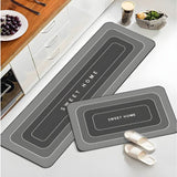 Microfiber Absorbent Floor Mat – Non-Slip, Machine-Washable & Kitchen Bath