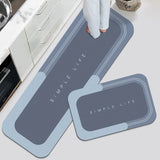 Microfiber Absorbent Floor Mat – Non-Slip, Machine-Washable & Kitchen Bath