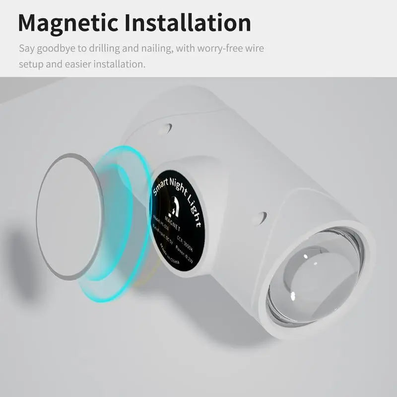 Motion Sensor Wall Light – Cordless Magnetic, 1500mAh Rechargeable & 110° Sensor