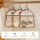 Foldable Mesh Storage Bag – Breathable, Metal Hooks & Cute Animal Prints