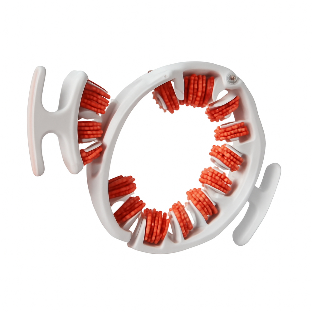 3D Muscle Massage Roller – 180° Adjustable Frame, Full-Body & Non-Slip Grip