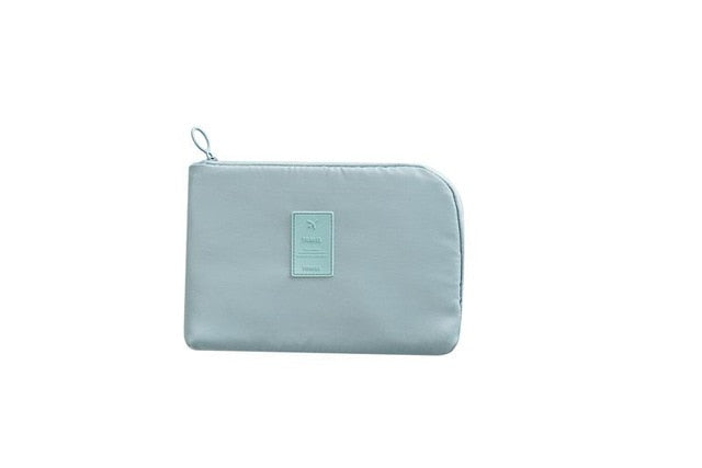 Compact Waterproof Electronics & Cable Travel Organizer - Ideal for Travel & Storage