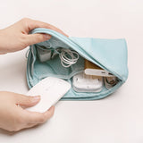 Compact Waterproof Electronics & Cable Travel Organizer - Ideal for Travel & Storage