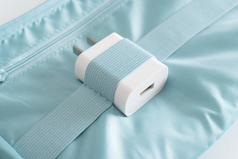 Compact Waterproof Electronics & Cable Travel Organizer - Ideal for Travel & Storage