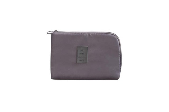 Compact Waterproof Electronics & Cable Travel Organizer - Ideal for Travel & Storage