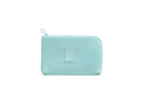 Compact Waterproof Electronics & Cable Travel Organizer - Ideal for Travel & Storage