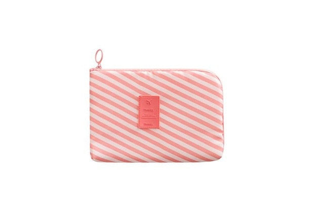 Compact Waterproof Electronics & Cable Travel Organizer - Ideal for Travel & Storage