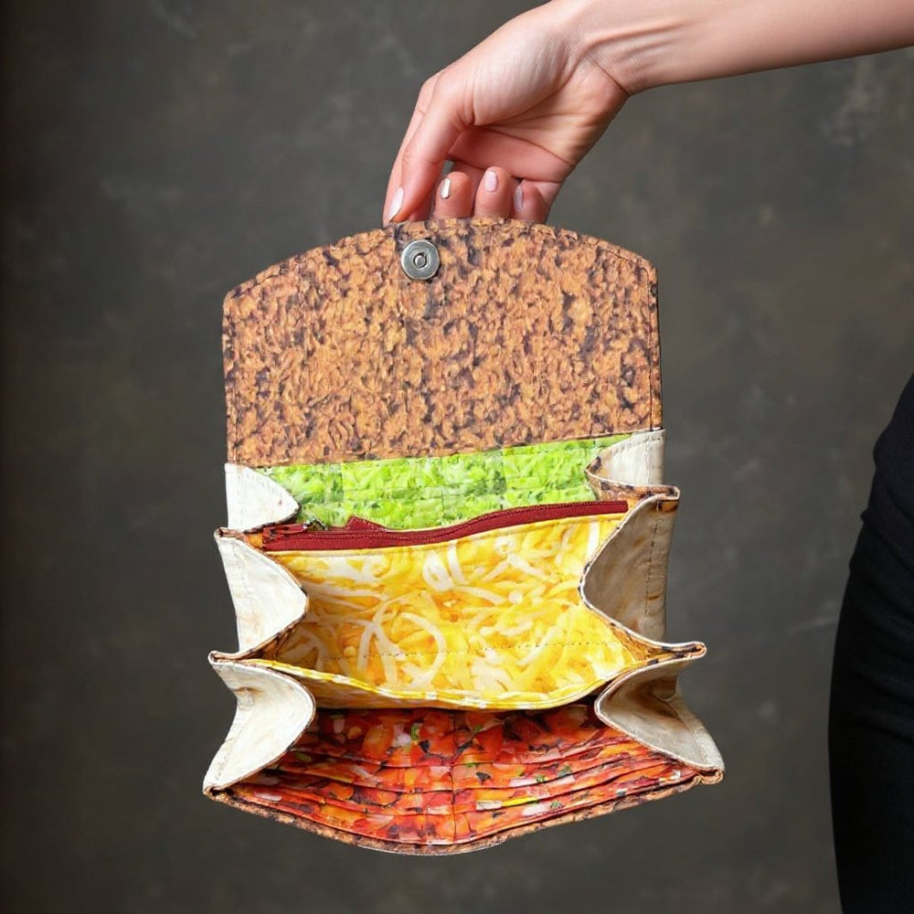Burrito Geldbörse mit Magnetverschluss – Stylische und Organisierte Aufbewahrung für Geld und Karten