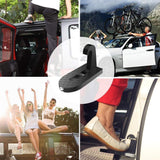 Enhanced Product Title: "Auto Trittbrett mit Nothammer – Praktische Einstiegshilfe für Dachträger & Fahrzeugzugang" 

This title includes relevant keywords while maintaining clarity and appeal for potential customers.