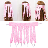Heatless Curling Headband – Satin, Overnight Curls & 2 Hair Ties