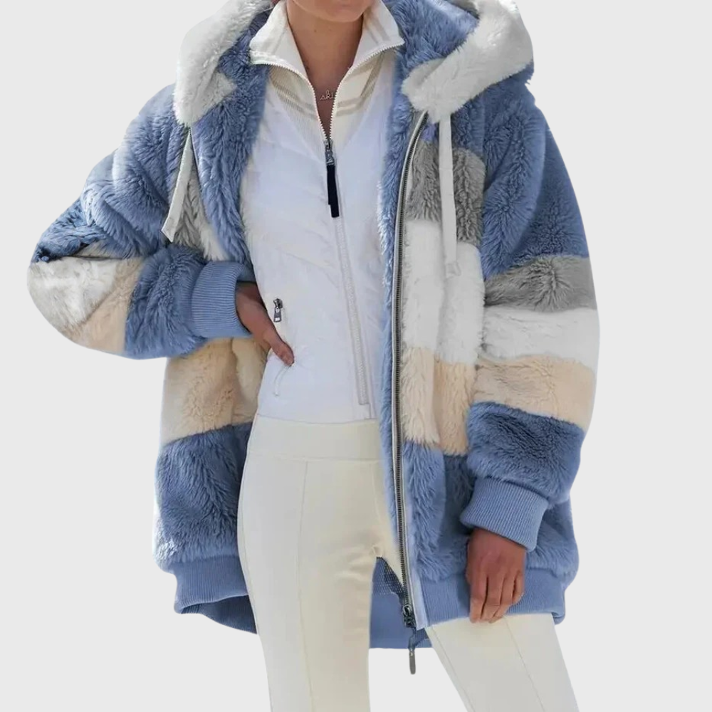 Women's hooded coat, view 2