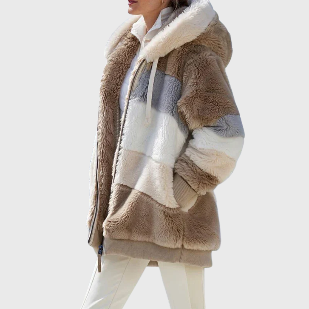 Women's hooded coat, view 4