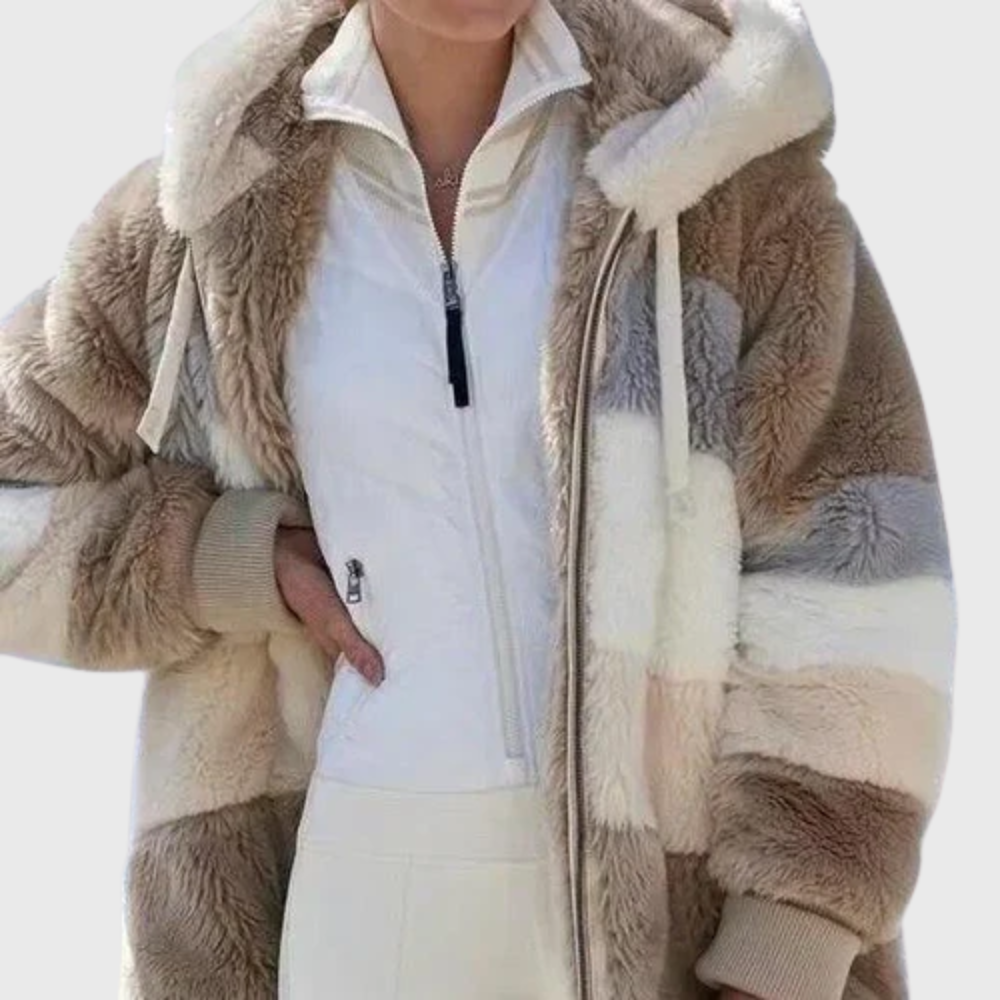 Women's hooded coat, view 5