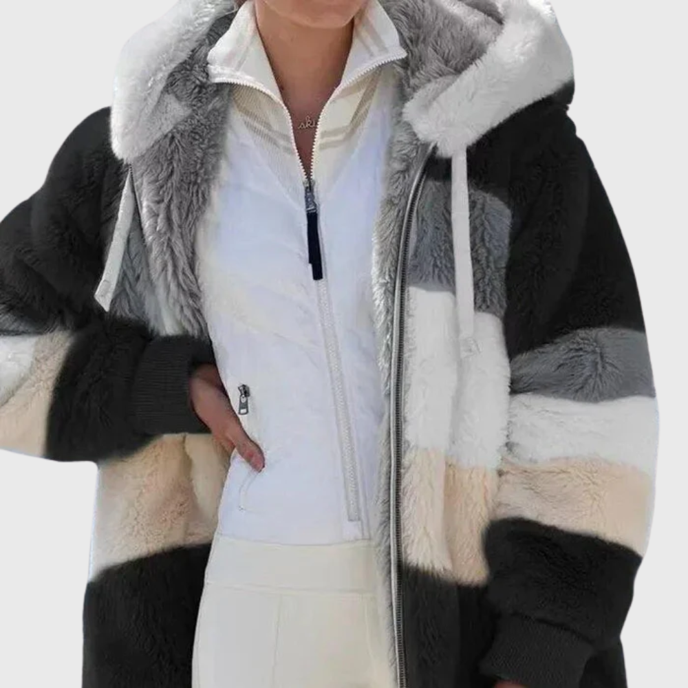 Women's hooded coat, view 6