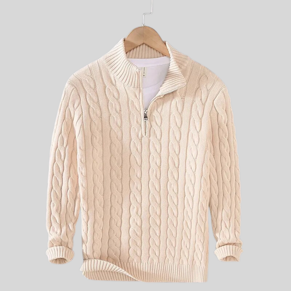 Men's longline cardigan, view 1