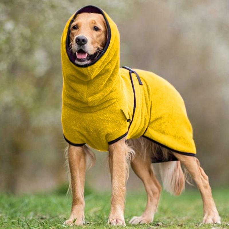Adjustable Pet Bathrobe - Comfortable & Stylish Dog/Cat Robe for Drying & Warmth
