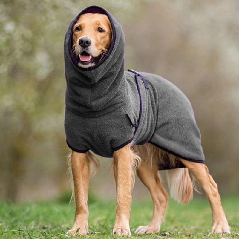 Adjustable Pet Bathrobe - Comfortable & Stylish Dog/Cat Robe for Drying & Warmth