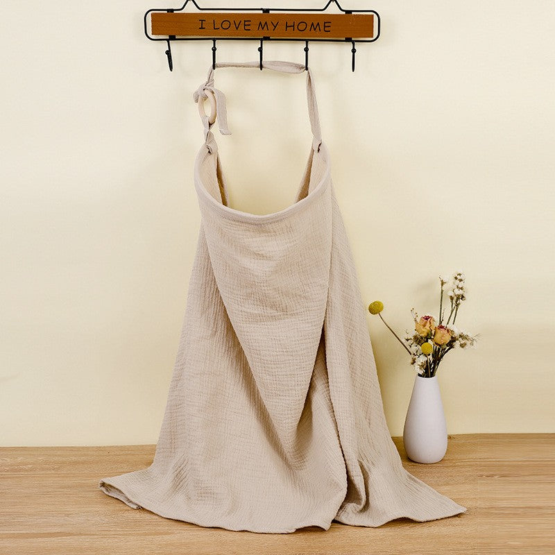 Adjustable Cotton Nursing Cover - Stylish & Comfortable Privacy Solution for Breastfeeding Moms
