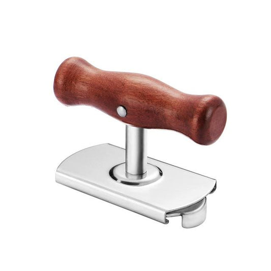 Adjustable Jar Opener – Wood Handle, Steel Grip & Fits Ø2.4-10.2cm Lids
