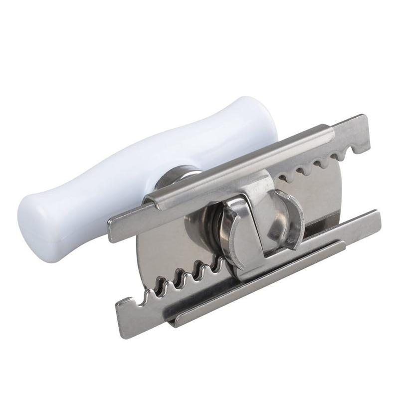 Adjustable Jar Opener – Wood Handle, Steel Grip & Fits Ø2.4-10.2cm Lids