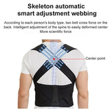 Adjustable Breathable Posture Corrector for Women & Children - Comfortable Back Support for Improved Posture
